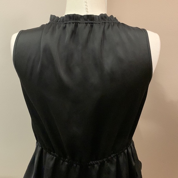 Cynthia Steffe Black Drawstring Sleeveless Top size small - Picture 8 of 10